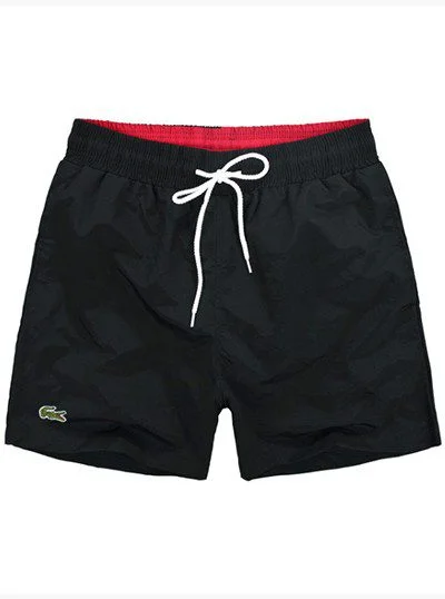 לקוסט-LACOSTE SWIM BEACH MEN - Black