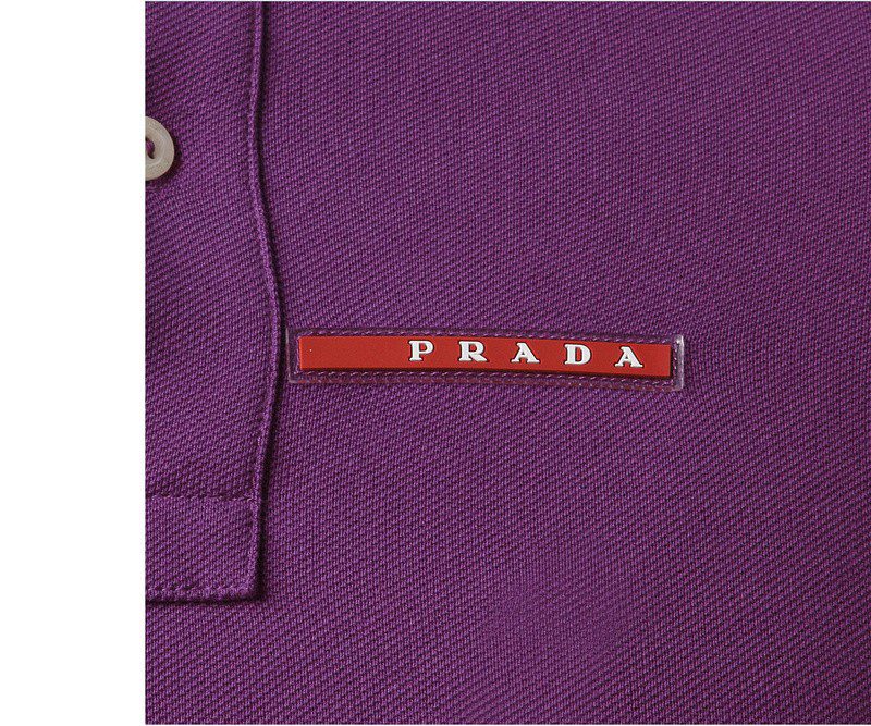 פראדה-PRADA TSHIRT POLO SHORT MEN - Purple – תמונה 10
