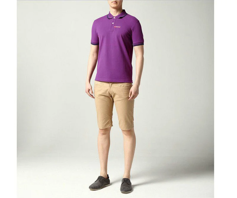 פראדה-PRADA TSHIRT POLO SHORT MEN - Purple – תמונה 6