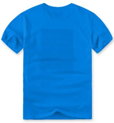 לקוסט-LACSOTE TSHIRT DESGIN MEN SHORT - Blue – תמונה 2