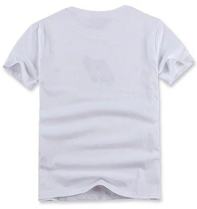 לקוסט-LACSOTE TSHIRT DESGIN MEN SHORT - White – תמונה 2