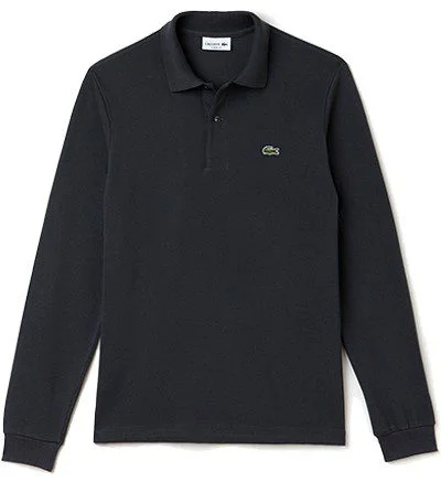 לקוסט-LACSOTE TSHIRT MEN POLO LONG - Rhino – תמונה 3