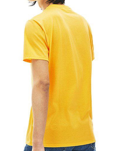 לקוסט-LACSOTE TSHIRT MEN SHORT - Yellow – תמונה 2
