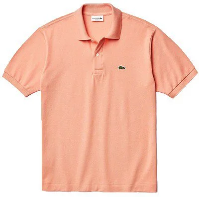 לקוסט-LACSOTE TSHIRT MEN'S POLO SHORT - Mandys Pink – תמונה 2