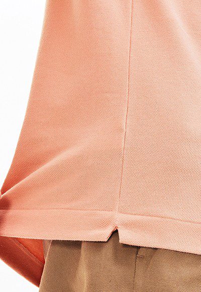 לקוסט-LACSOTE TSHIRT MEN'S POLO SHORT - Mandys Pink – תמונה 3