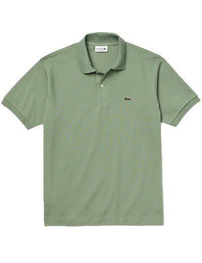 לקוסט-LACSOTE TSHIRT MEN'S POLO SHORT - Mantle – תמונה 3