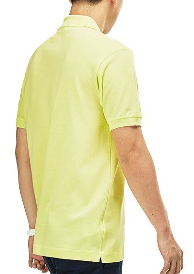 לקוסט-LACSOTE TSHIRT MEN'S POLO SHORT - Pale Goldenrod Yellow – תמונה 2