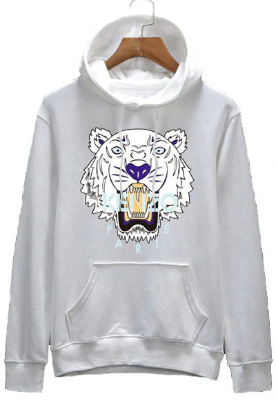 קנזו-KENZO קנזו קפוצ'ונים לגברים ונשים-White
