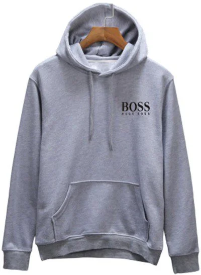 בוס-HUGO BOSS HOODIES MEN'S - Gray