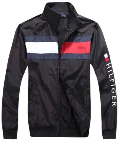 טומי הילפיגר-TOMMY JACKET - Black