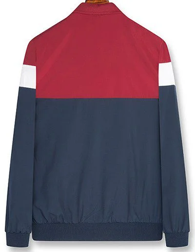 טומי הילפיגר-TOMMY JACKET - Red & Nave Blue – תמונה 2