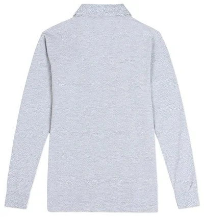 טומי הילפיגר-TOMMY POLO LONG MEN'S - Gray – תמונה 2