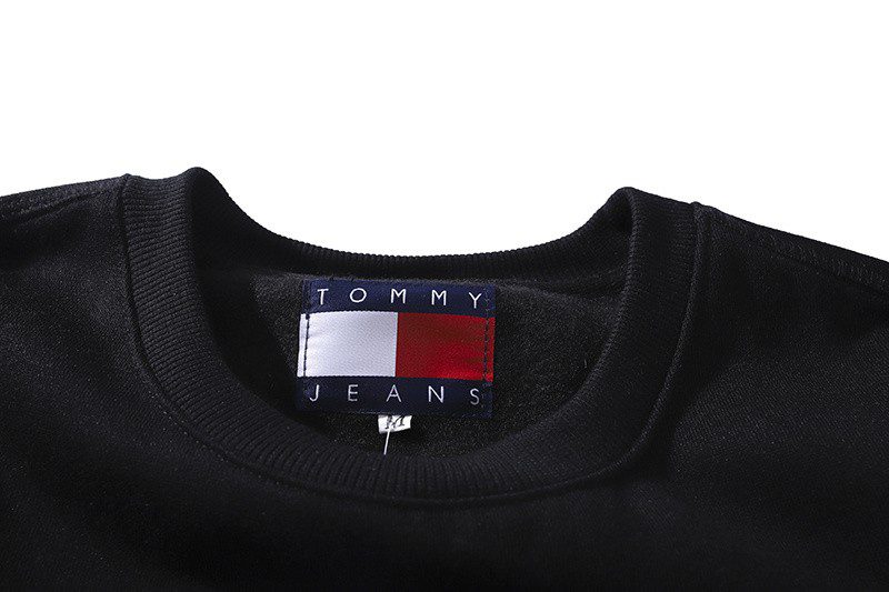 טומי הילפיגר-TOMMY SWETER MEN AND HOODIES MEN AND WOMEN - Black – תמונה 7