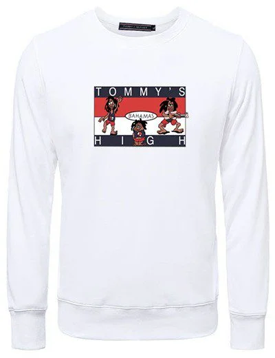 טומי הילפיגר-TOMMY SWETER MEN AND HOODIES MEN AND WOMEN - White