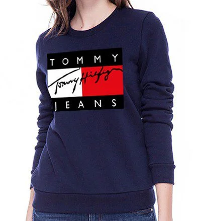 טומי הילפיגר-TOMMY SWETER WOMEN - Nave Blue