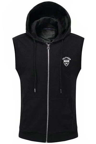טומי הילפיגר-TOMMY VEST MEN - Black