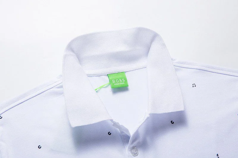בוס-HUGO BOSS POLO TSHIRT MEN'S - White – תמונה 3