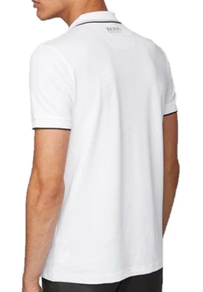 בוס-HUGO BOSS POLO TSHIRT MEN'S - White – תמונה 2