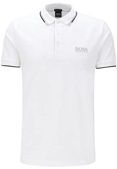 בוס-HUGO BOSS POLO TSHIRT MEN'S - White – תמונה 3