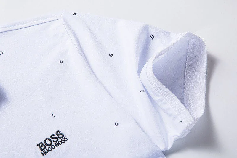 בוס-HUGO BOSS POLO TSHIRT MEN'S - White – תמונה 4