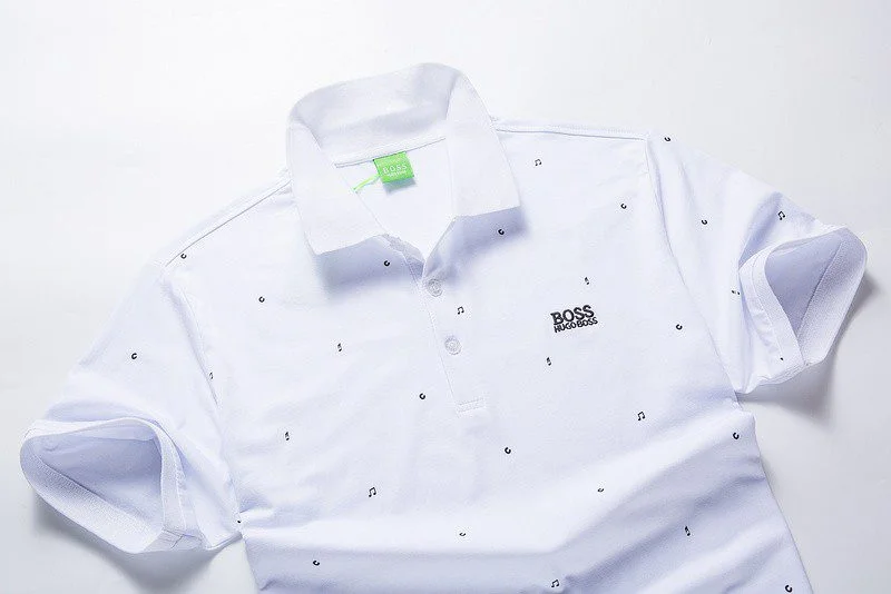 בוס-HUGO BOSS POLO TSHIRT MEN'S - White – תמונה 5