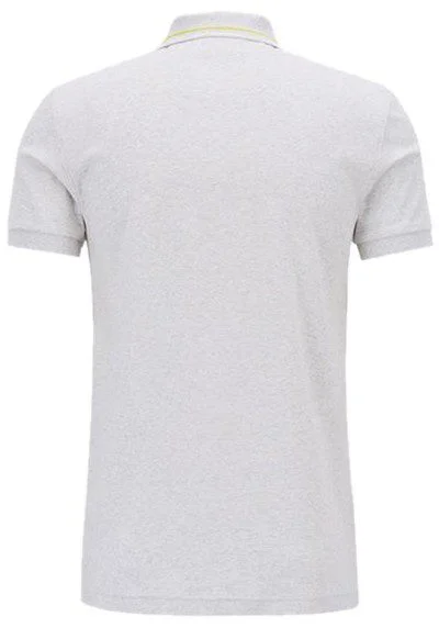 בוס-HUGO BOSS POLO TSHIRT MEN'S - White Lilac – תמונה 2
