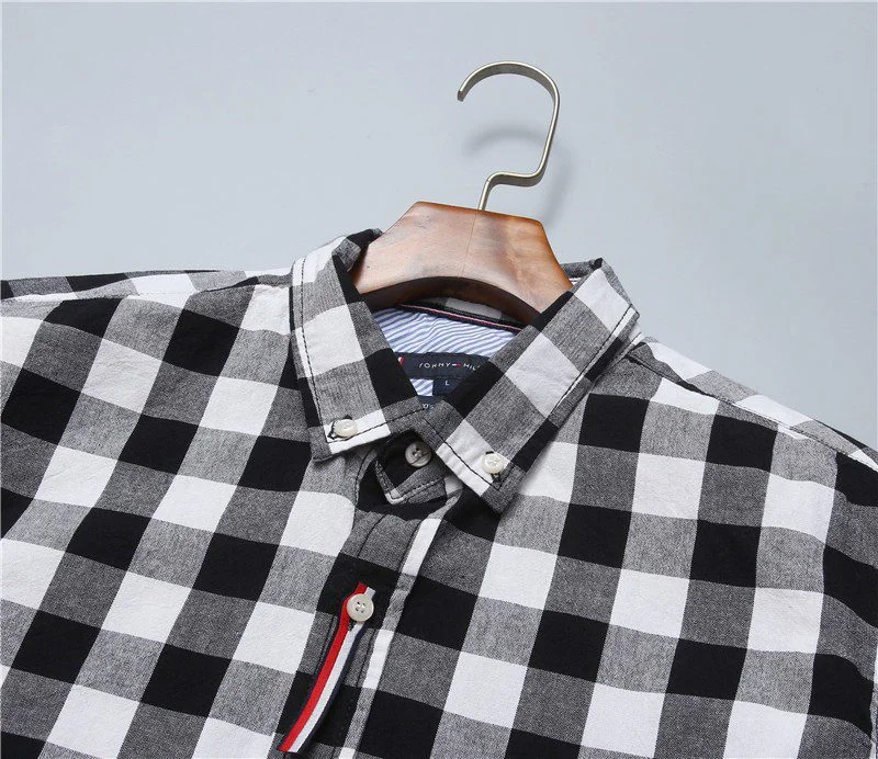 טומי הילפיגר-TOMMY BUTTON MEN'S- BLACK & WHITE – תמונה 11