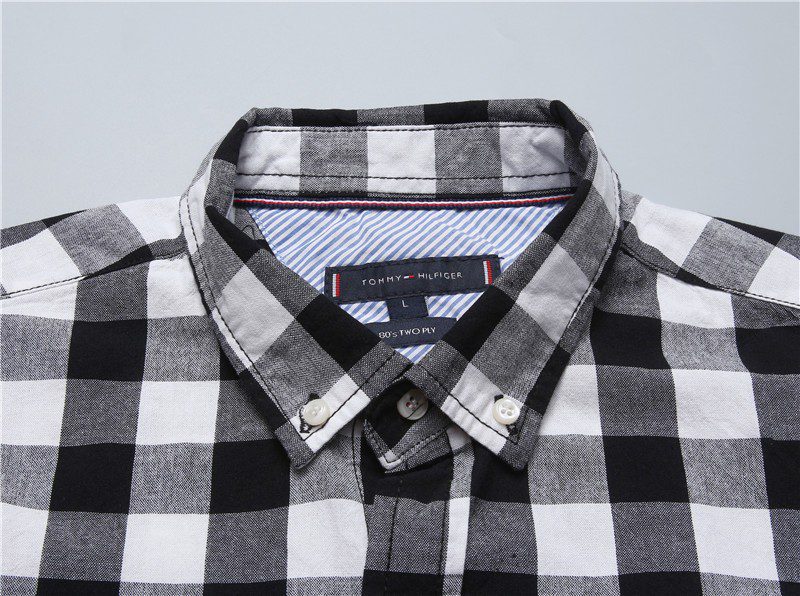 טומי הילפיגר-TOMMY BUTTON MEN'S- BLACK & WHITE – תמונה 13