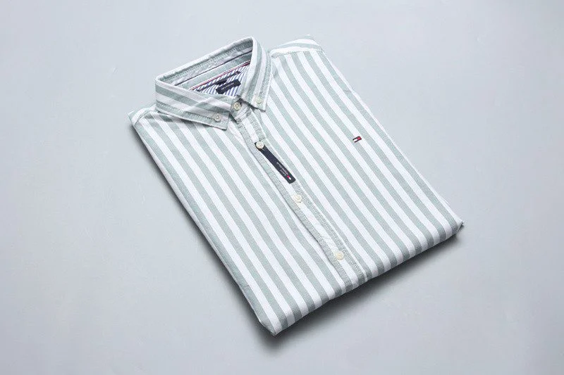 טומי הילפיגר-TOMMY BUTTON MEN'S- Heather & White – תמונה 3