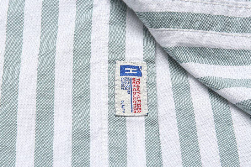 טומי הילפיגר-TOMMY BUTTON MEN'S- Heather & White – תמונה 6
