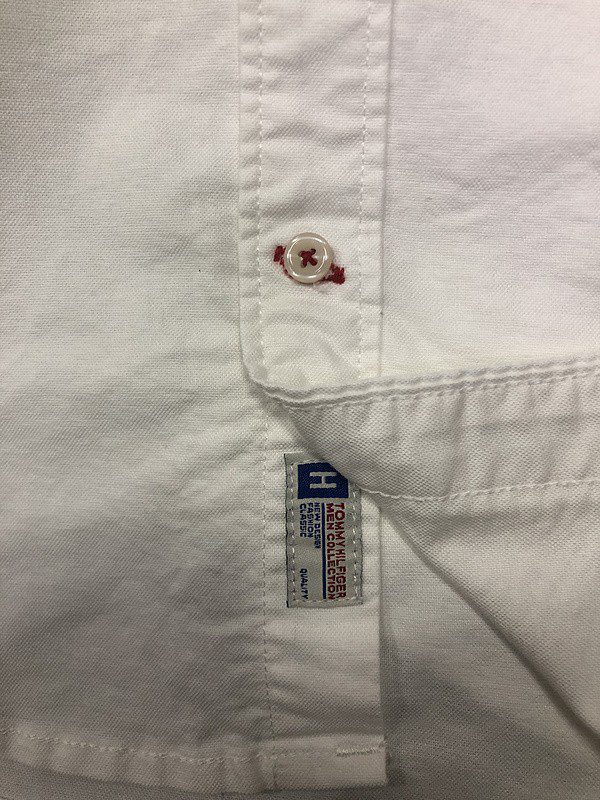 טומי הילפיגר-TOMMY BUTTON MEN'S- WHITE – תמונה 4