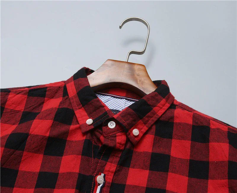 טומי הילפיגר-TOMMY BUTTON MEN'S- RED & BLACK – תמונה 10