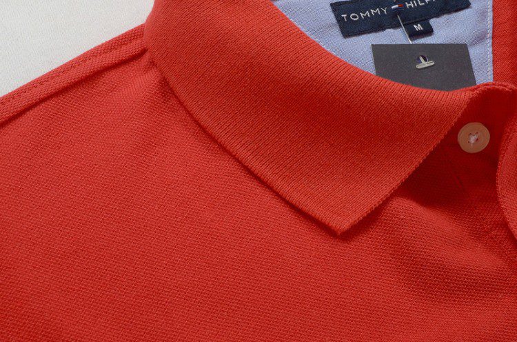 טומי הילפיגר-TOMMY POLO MEN'S TSHIRT - Persian Red – תמונה 4