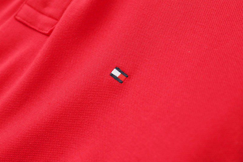 טומי הילפיגר-TOMMY POLO MEN'S TSHIRT - Red – תמונה 12