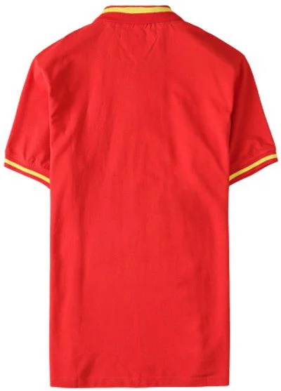 טומי הילפיגר-TOMMY POLO MEN'S TSHIRT - Alizarin – תמונה 2