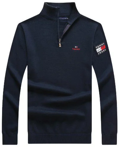 טומי הילפיגר-TOMMY SWETER MEN'S- Black Pearl