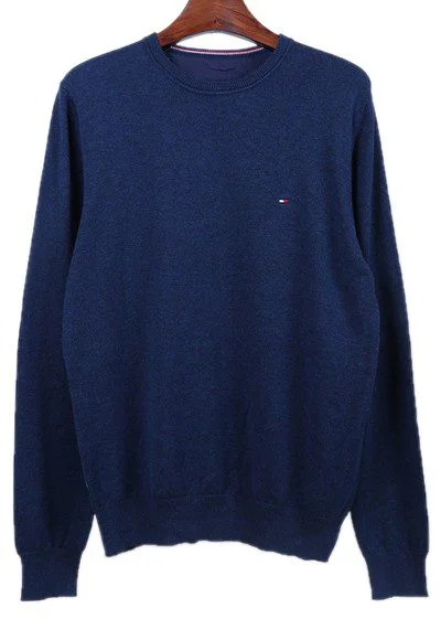 טומי הילפיגר-TOMMY SWETER MEN'S- Regal Blue