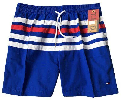 טומי הילפיגר-TOMMY SWIM MEN'S - Egyptian Blue White