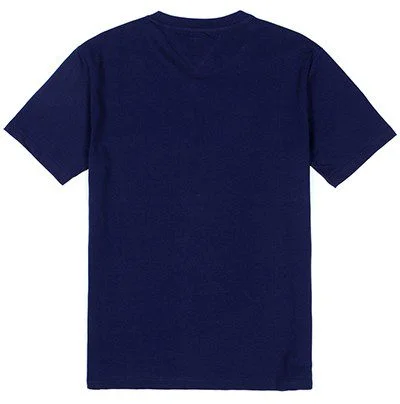 טומי הילפיגר-TOMMY TSHIRT MEN'S - NAVY BLUE – תמונה 2