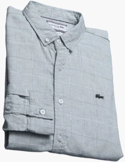 לקוסט-LACOSTE LONG MEN SHIRT - Geyser – תמונה 6