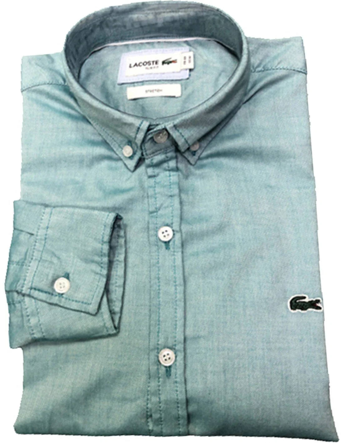 לקוסט-LACOSTE LONG MEN SHIRT - Opal