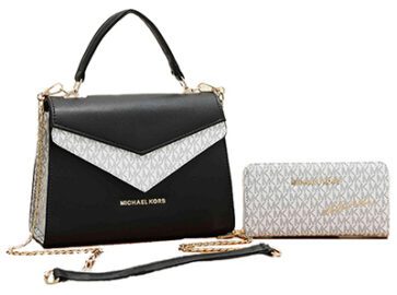 מייקל קורס-Michael Kors bag - Black & White Smoke