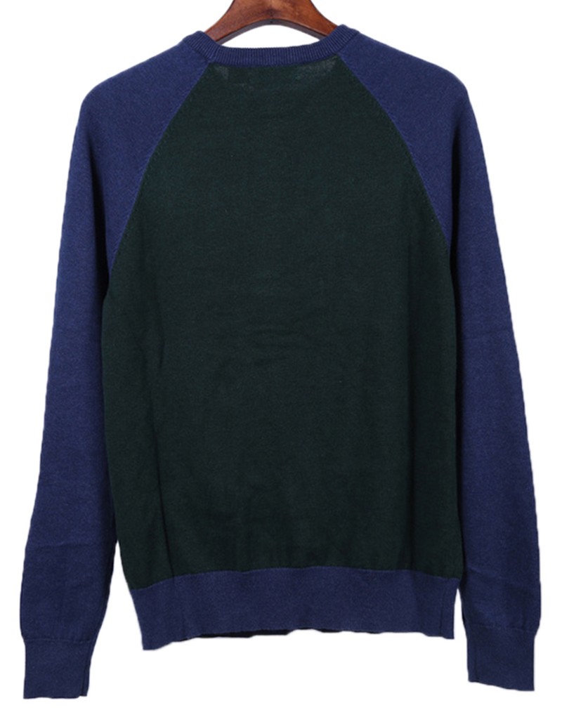 ראלף לורן-RALPH LAUREN SWETER MEN - NAVY BLUE & BLACK – תמונה 2
