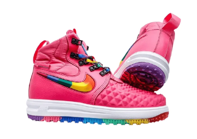 נעלי נייק-NIKE AIR LF1 DUCKBOOT - Amaranth & Multi Logo – תמונה 2