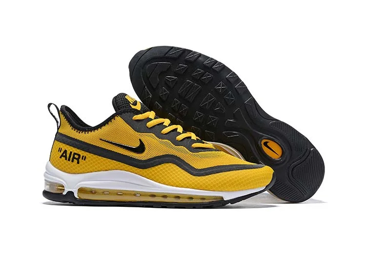נעלי נייק-Nike Air Max 97 - Black & Yellow – תמונה 2