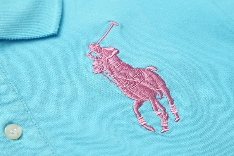 ראלף לורן-RALPH LAUREN POLO TSHIRT SHORT WOMEN - Anakiwa & Pink Logo – תמונה 6