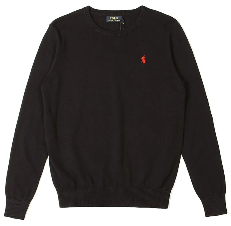 ראלף לורן-RALPH LAUREN SWETER MEN - Black