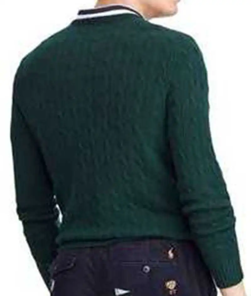 ראלף לורן-RALPH LAUREN SWETER MEN - Dark Green – תמונה 2