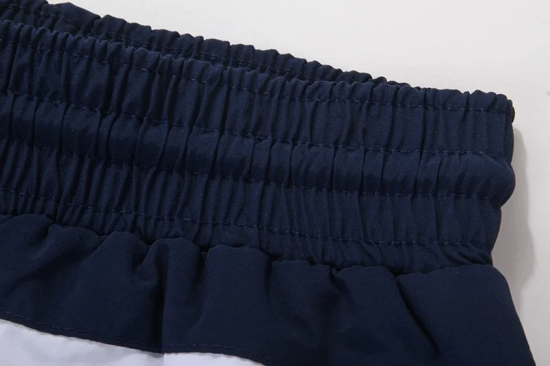 ראלף לורן-RALPH LAUREN SWIM BEACH SHORT MEN'S - Navy Blue & White – תמונה 12