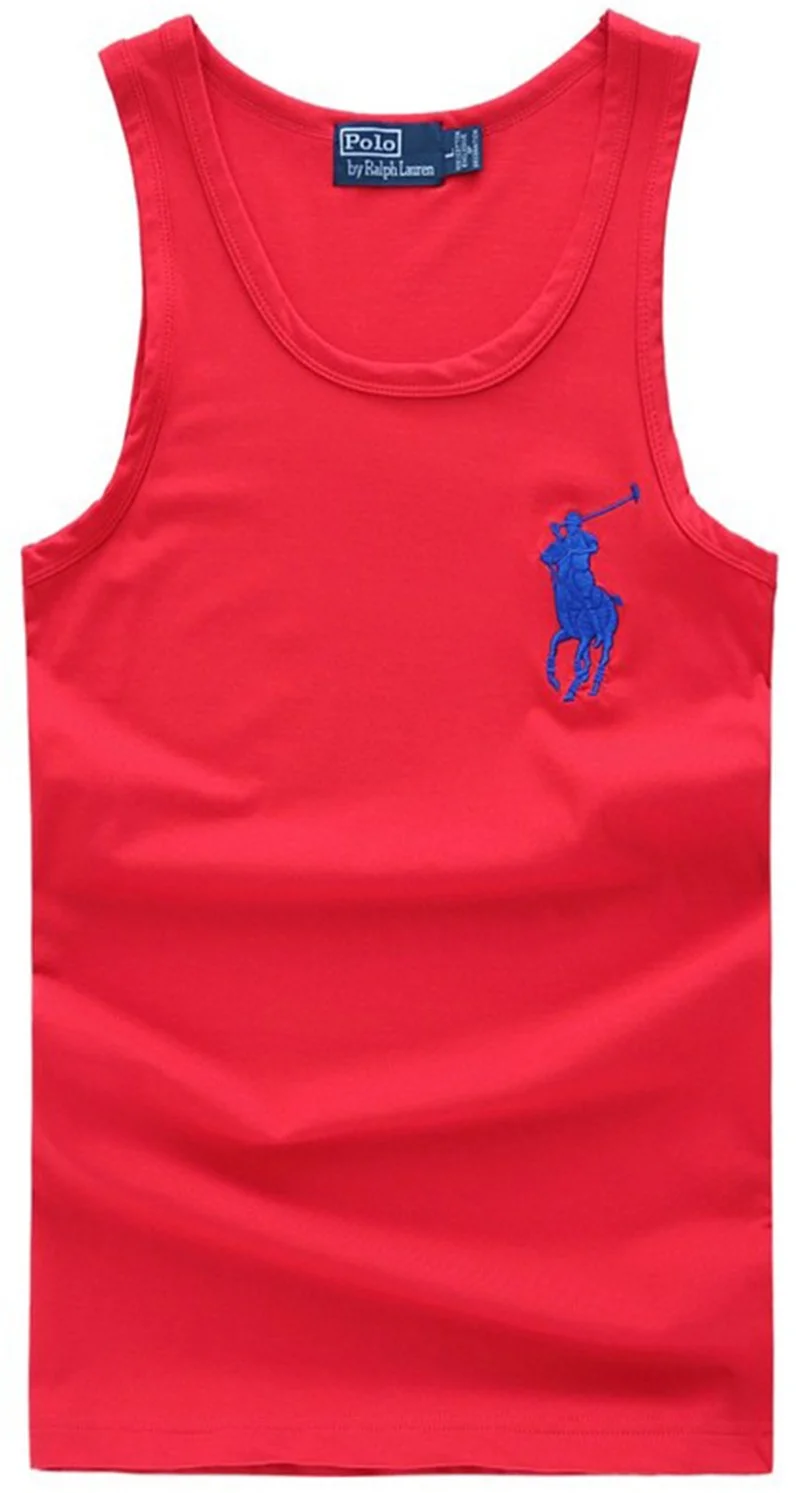 ראלף לורן-RALPH LAUREN VEST MEN - RED & NAVE LOGO
